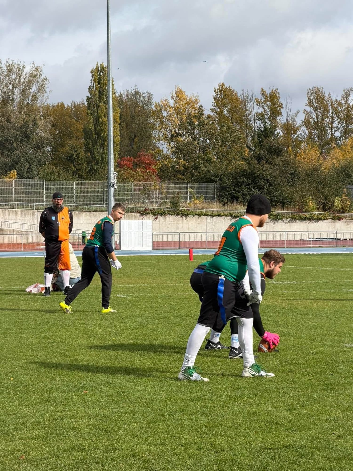 Nutrie Krzczonów ustawione do rozpoczęcia akcji